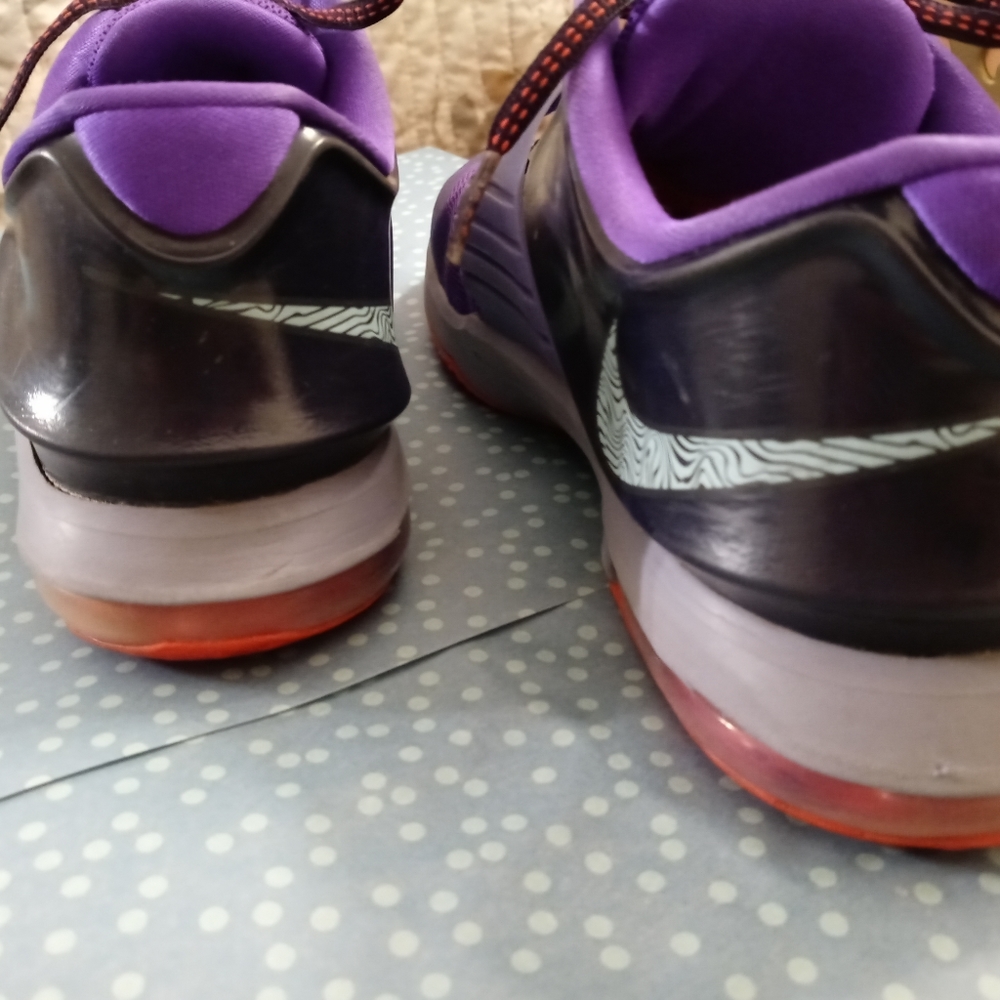 Nike Air KD7 Hyper Punch Kevin Durant Basketball Sneakers 7Youth - Picture 5 of 13